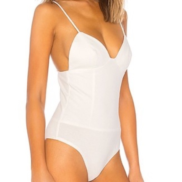 S superdown Rocky Denim Bodysuit in White Denim - Picture 5 of 8